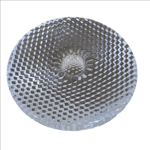 1988 Holmegaard Trigona Tapper Candle Holder Vtg. Glass